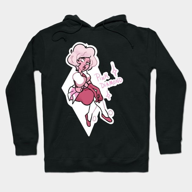 Pink diamond hoodie on sale